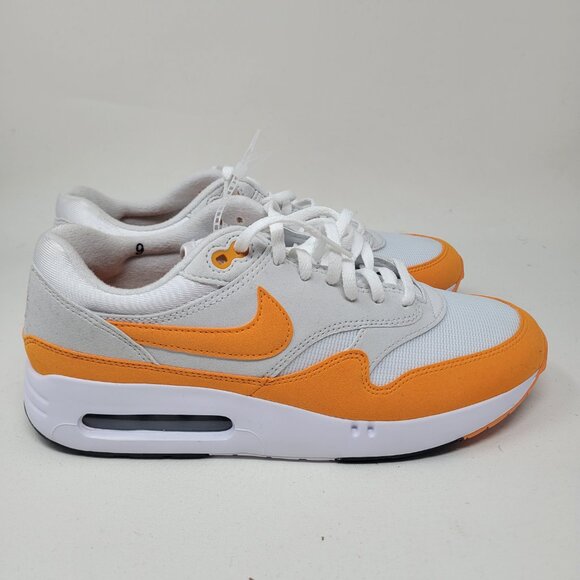 Nike Air Max 1 86 OG Golf Shoes Spikeless Bright Ceramic Orange White DV1403-118 - Picture 4 of 16